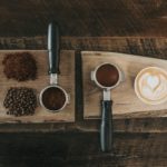 coffee equipment and beans