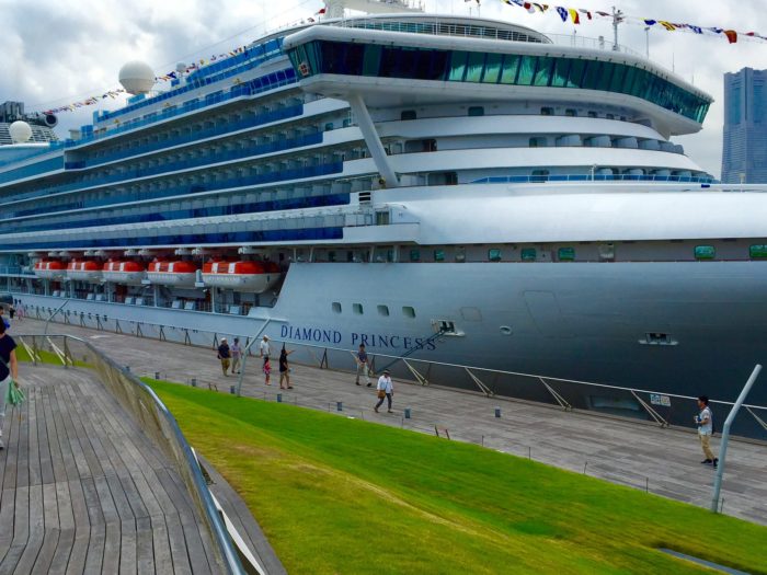Cruise ship at Yokohama