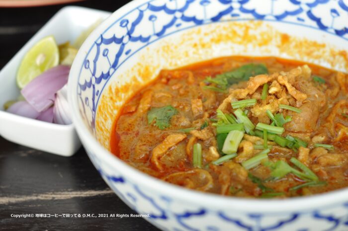 Northern Thai curry noodle